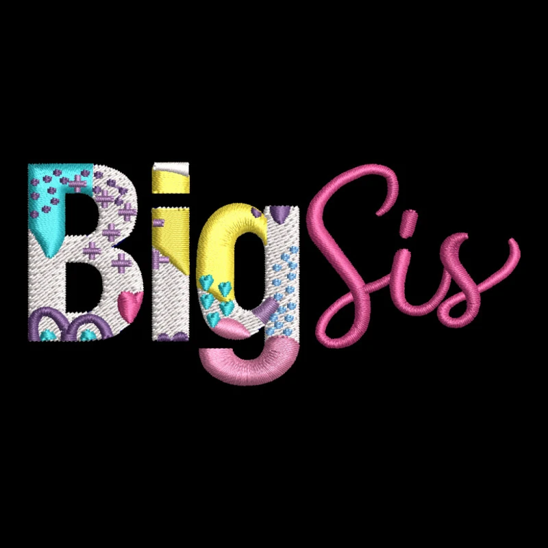 Big Sis Embroidered Hat Camo Snapback 4 Big Sis Embroidered Hat Camo Snapback - Image 4