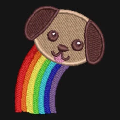 Raınbow Dog Embroidered Embroidered Mesh Cap -ThreadNest Store d.15442296.334360.s3.1 151515 bm9uZQ 800x800 1