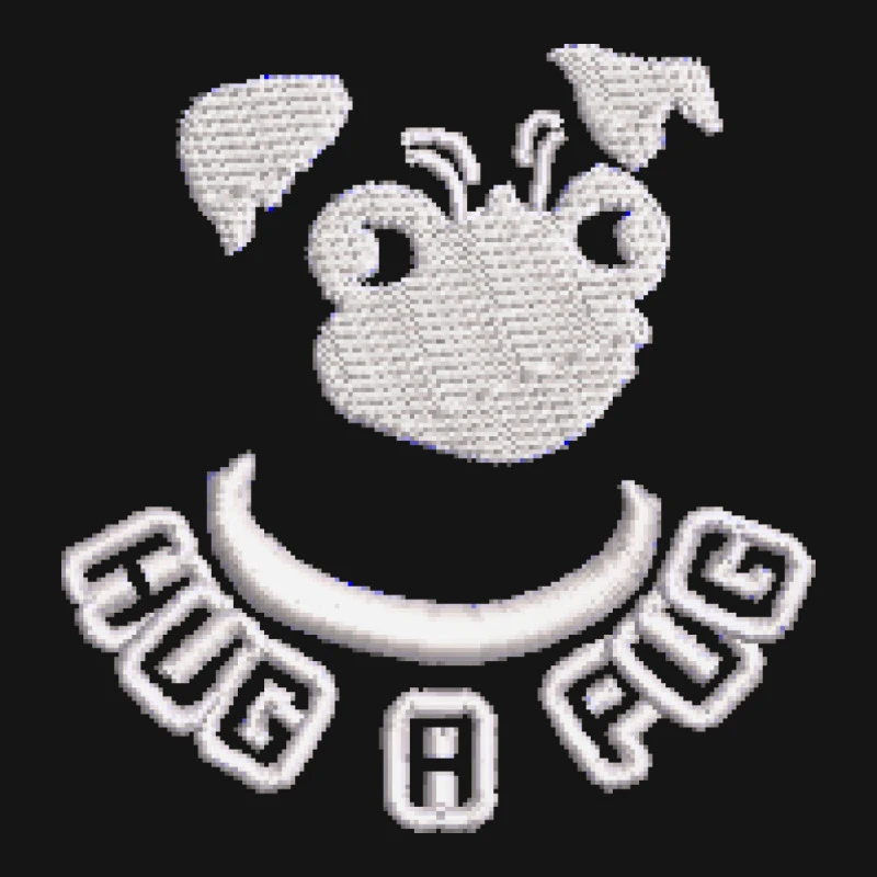 Hug A Pug Embroidered Hat Embroidered Mesh Cap 4 Hug A Pug Embroidered Hat Embroidered Mesh Cap - Image 4