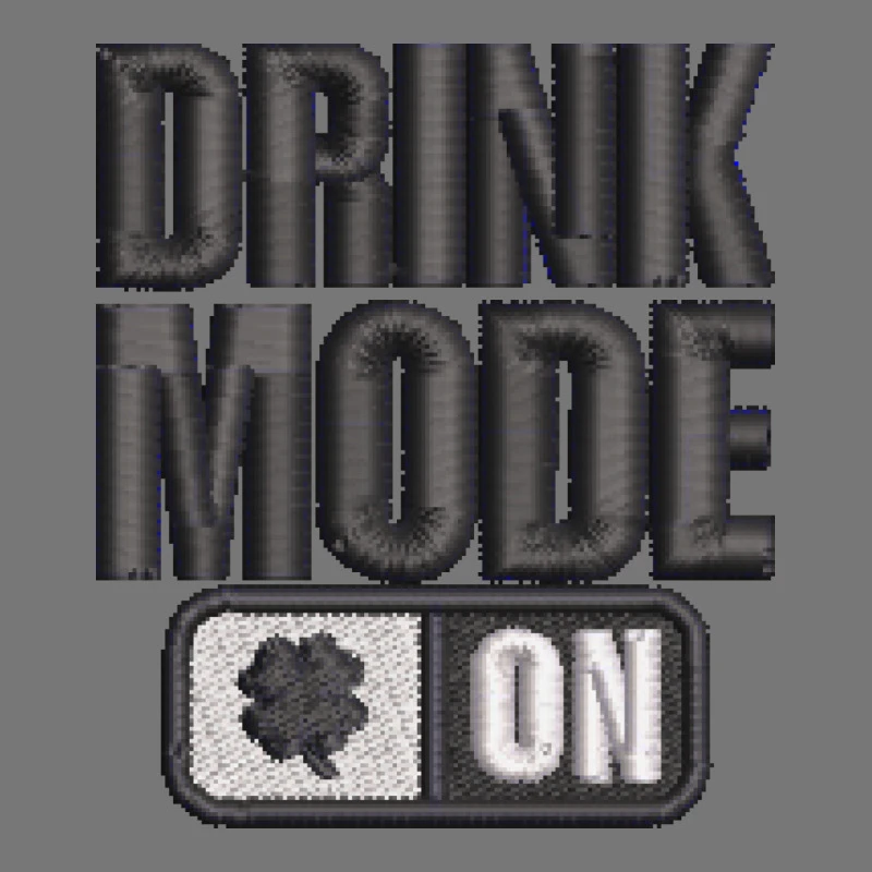 Drink Mode On Embroidered Hat Camo Snapback 4 Drink Mode On Embroidered Hat Camo Snapback - Image 4