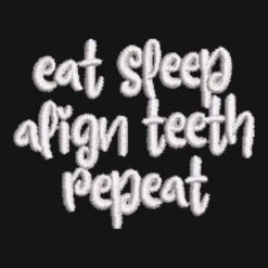Eat Sleep Align Teeth Repeat Embroidered Hat Embroidered Mesh Cap -ThreadNest Store d.20875173.409381.s3.1 151515 bm9uZQ 800x800 1