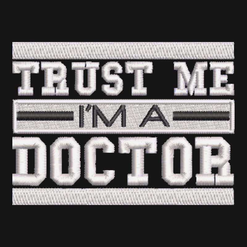 Trust Me I'm A Doctor Embroidered Hat Embroidered Mesh Cap 4 Trust Me I'm A Doctor Embroidered Hat Embroidered Mesh Cap - Image 4