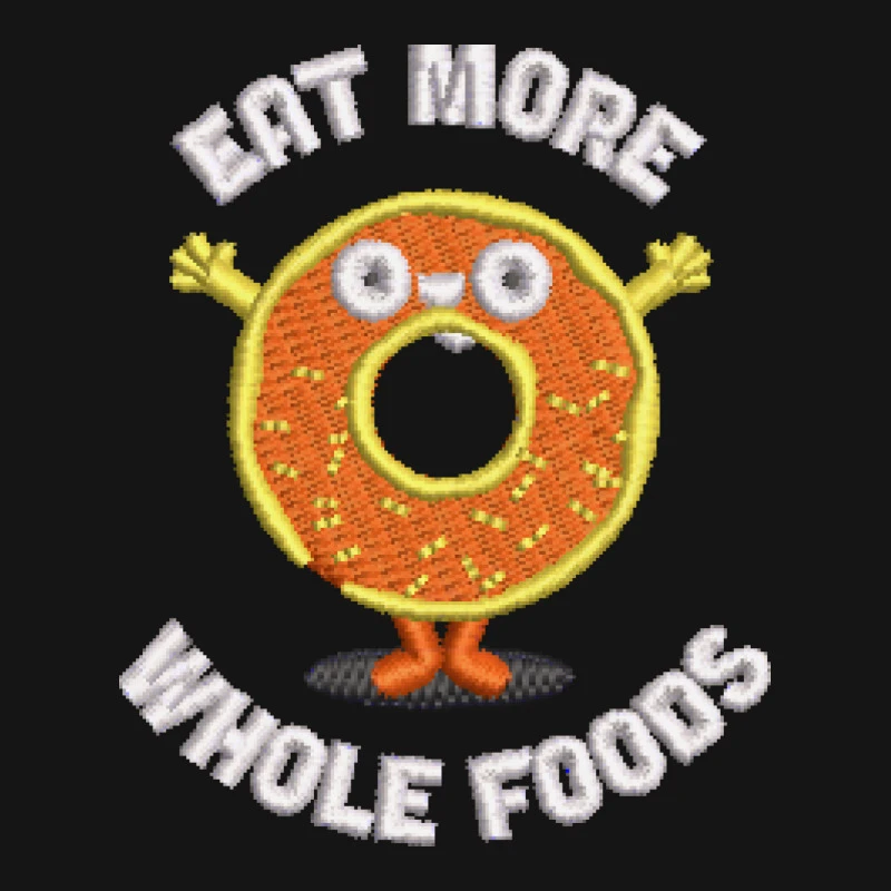 Eat More Whole Foods Embroidered Mesh Cap 4 Eat More Whole Foods Embroidered Mesh Cap - Image 4