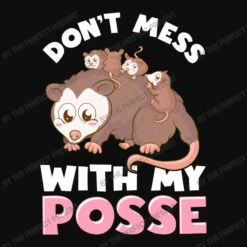 Cute Funny Don T Mess With My Posse Possum Famil Crop Top -ThreadNest Store d.2525716980.25066015.s3.1 0e0e0e dGhlIHBlcmZlY3QgcHJlc2VudA 800x800 1