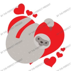 Cute Adorable Valentines Day Sloth Hugging Heart Toddler T-shirt -ThreadNest Store d.2525757598.25067095.s3.1 ffffff dGhlIHBlcmZlY3QgcHJlc2VudA 800x800 1