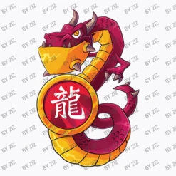 Chinese Zodiac Year Of The Dragon Animal Sign Luna T-Shirt -ThreadNest Store d.2526175084.25066739.s3.1 f9f9fb Wml6 800x800 1