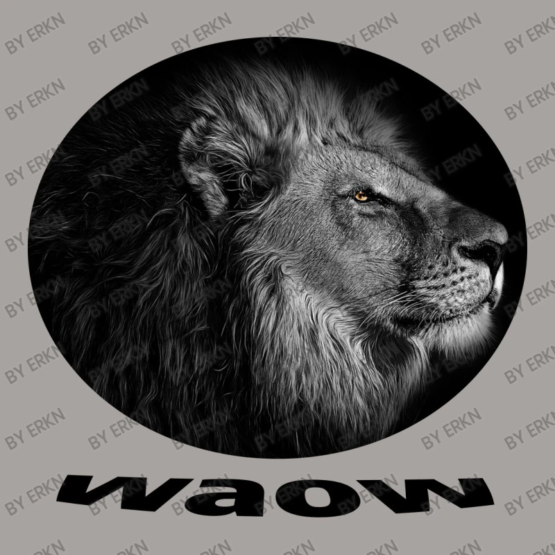 Blak White Lion Face Racerback Tank 5 Blak White Lion Face Racerback Tank - Image 5