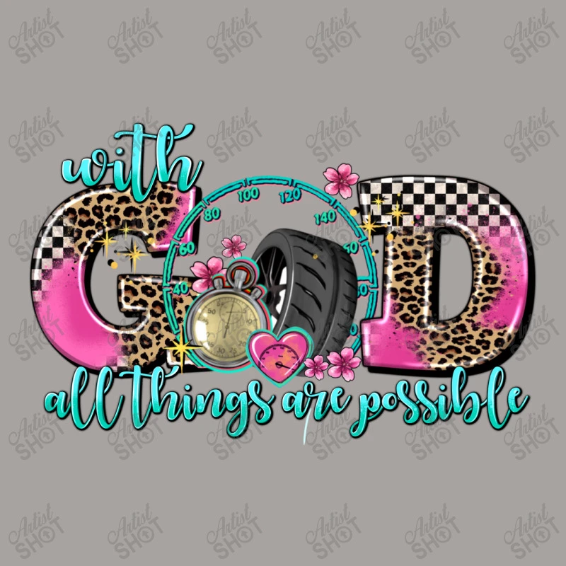 With God All Things Are Possible Race Racerback Tank 5 With God All Things Are Possible Race Racerback Tank - Image 5