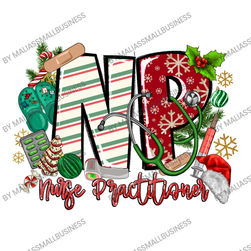 NP Nurse Practitioner Christmas Youth Hoodie 5 NP Nurse Practitioner Christmas Youth Hoodie - Image 5