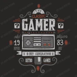 Classic Gamer Ladies Fitted T-Shirt -ThreadNest Store d.2526607650.25067861.s3.1 272624 Um9iIFN0b3Jl 800x800 1