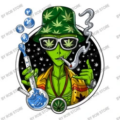 Alien Smoking Weed Women's V-Neck T-Shirt -ThreadNest Store d.2526613882.25069085.s3.1 ffffff Um9iIFN0b3Jl 800x800 1