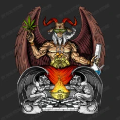 Baphomet Smoking Weed Printed Hat -ThreadNest Store d.2526621544.25071429.s3.1 292929 Um9iIFN0b3Jl 800x800 1