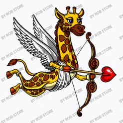 Giraffe Cupid T-Shirt -ThreadNest Store d.2526636841.25078085.s3.1 f9f9fb Um9iIFN0b3Jl 800x800 1
