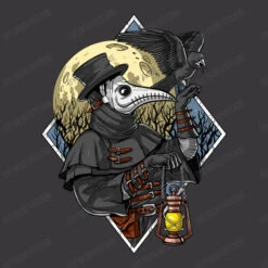 Plague Doctor Ladies Curvy T-Shirt -ThreadNest Store d.2526655092.25085274.s3.1 39373a Um9iIFN0b3Jl 800x800 1