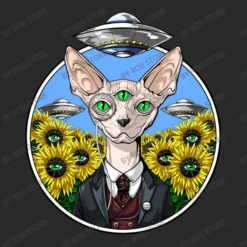 Sphynx Cat Psychedelic Alien Abduction Printed Hat -ThreadNest Store d.2526667370.25091405.s3.1 292929 Um9iIFN0b3Jl 800x800 1
