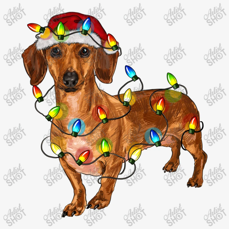 Dachshund Christmas Lights Adjustable Cap 3 Dachshund Christmas Lights Adjustable Cap - Image 3