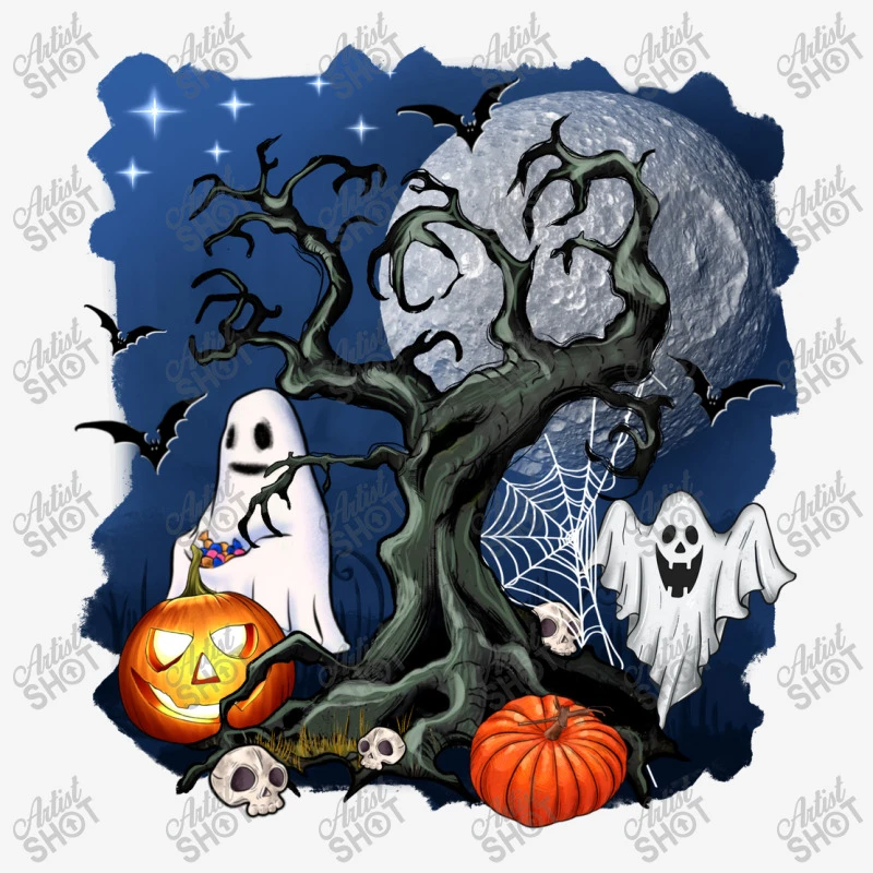 Halloween Tree And Ghosts All Over Women's T-shirt 5 Halloween Tree And Ghosts All Over Women's T-shirt - Image 5