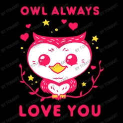 Owl Always Love You Women's V-Neck T-Shirt -ThreadNest Store d.2526851790.25076742.s3.1 000000 VG9tQXJ0 800x800 1