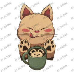 Kitty Latte Little Mouse Youth Tee -ThreadNest Store d.2526904871.25068490.s3.1 ffffff SmVvcmdl 800x800 1