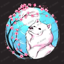 Samoyed Sakura Vintage Cap -ThreadNest Store d.2526956943.25088802.s3.1 262122 SmVvcmdl 800x800 1