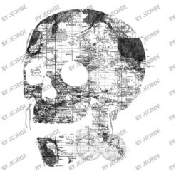 Skull Wanderlust Black And White Youth Tee -ThreadNest Store d.2526963015.25091427.s3.1 ffffff SmVvcmdl 800x800 1