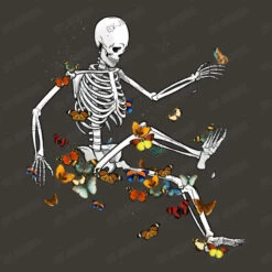 Skeleton Flowting On Space Butterflies Bucket Hat -ThreadNest Store d.2526963261.25089846.s3.1 3d3a35 SmVvcmdl 800x800 1