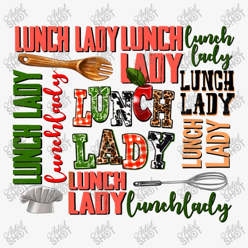 Lunch Lady All Over Women's T-shirt 5 Lunch Lady All Over Women's T-shirt - Image 5