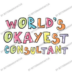 World S Okayest Consultant Gift Idea Women's V-Neck T-Shirt -ThreadNest Store d.2527005356.25083444.s3.1 ffffff QmV0dGVyTWFudWZha3R1cg 800x800 1