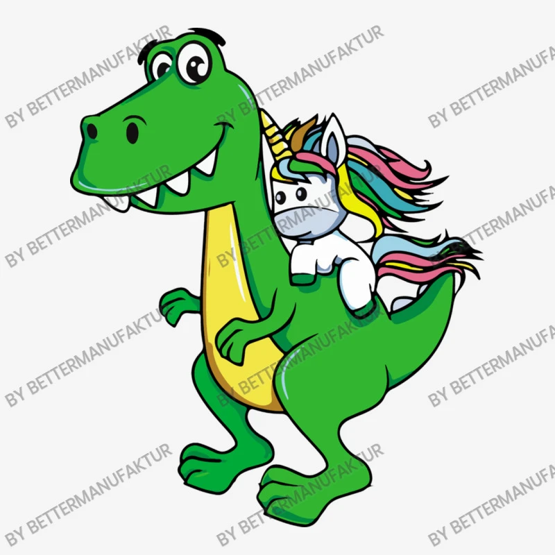 Unicorn Riding T Rex Dinosaur Boys Girls Kids (2) Baby Bibs 2 Unicorn Riding T Rex Dinosaur Boys Girls Kids (2) Baby Bibs - Image 2