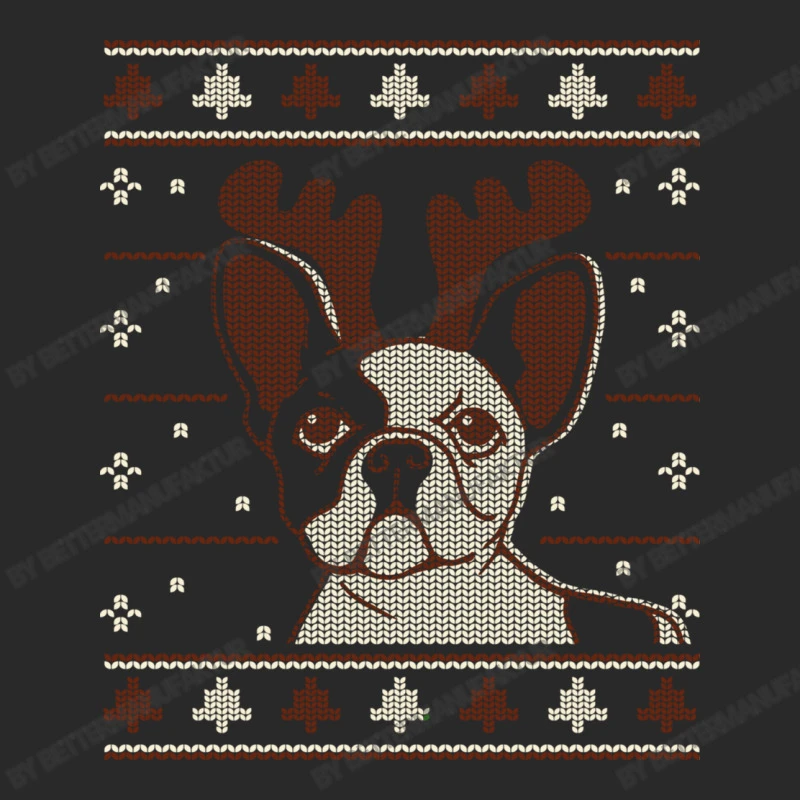 Ugly Christmas French Bulldog Puppy With Reindeer Toddler T-shirt 3 Ugly Christmas French Bulldog Puppy With Reindeer Toddler T-shirt - Image 3