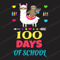 Sloth Llama 100 Day Of School For Teacher Student T-Shirt -ThreadNest Store d.2527024513.25094037.s3.1 211f20 QmV0dGVyTWFudWZha3R1cg 800x800 1