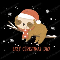 Santa Sloth Christmas Merry Slothmas Snowflake Women's V-Neck T-Shirt -ThreadNest Store d.2527027469.25097642.s3.1 000000 QmV0dGVyTWFudWZha3R1cg 800x800 1