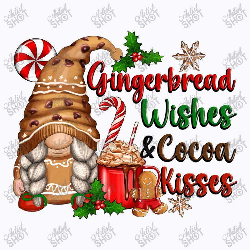 Gingerbread Wishes And Cocoa Kisses T-Shirt 5 Gingerbread Wishes And Cocoa Kisses T-Shirt - Image 5