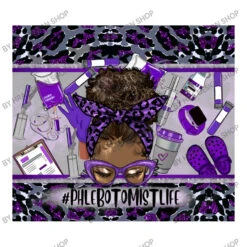 Afro Messy Bun Phlebotomist Life Purple And Gray Women's V-Neck T-Shirt -ThreadNest Store d.2527103210.25097407.s3.1 ffffff SFJBIERlc2lnbiBTaG9w 800x800 1