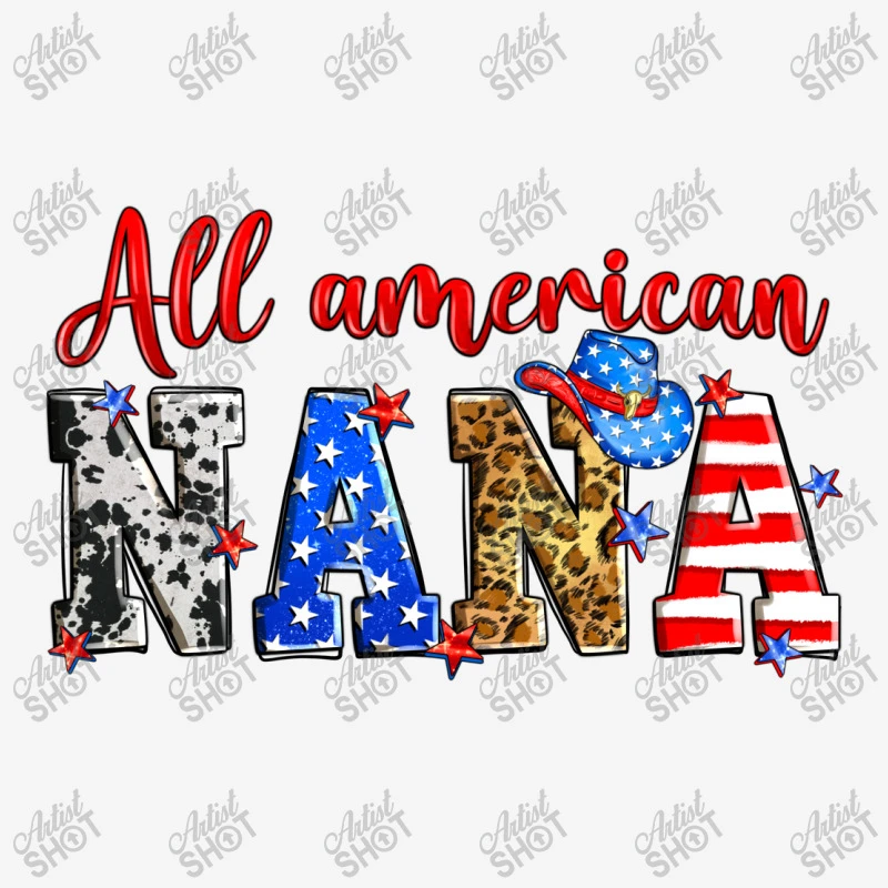 All American Nana All Over Women's T-shirt 5 All American Nana All Over Women's T-shirt - Image 5