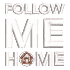 Follow Me Home Embroidered Hat Embroidered Dad Cap -ThreadNest Store d.25971086.374379.s3.1 ffffff bm9uZQ 800x800 1