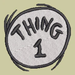 Thing 1 Embroidered Hat Embroidered Dad Cap -ThreadNest Store d.25971120.377052.s3.1 cdc9a0 bm9uZQ 800x800 1