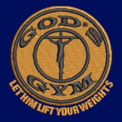God's Gym Embroidered Hat Embroidered Dad Cap -ThreadNest Store d.25971238.386911.s3.1 000f59 bm9uZQ 800x800 1
