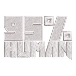 95% Human Embroidered Hat Embroidered Dad Cap -ThreadNest Store d.25971476.397880.s3.1 ffffff bm9uZQ 800x800 1