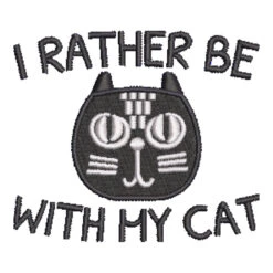 I Rather Be With Hy Cat Embroidered Hat Embroidered Dad Cap -ThreadNest Store d.26007928.414286.s3.1 ffffff bm9uZQ 800x800 1