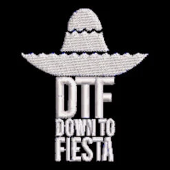 Dtf Down To Fiesta Embroidered Hat Flat Bill Snapback Cap -ThreadNest Store d.26373697.370050.s3.1 000000 bm9uZQ 800x800 1