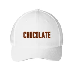 Chocolate Embroidery Embroidered Hat Embroidered Mesh Cap