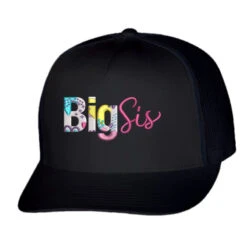 Big Sis Embroidered Hat Trucker Cap