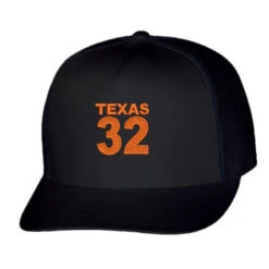 Texas 32 Embroidery Embroidered Hat Trucker Cap