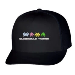 Classically Trained 80s Video Games Embroidered Hat Trucker Cap