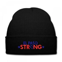 El Paso Embroidered Hat Knit Cap