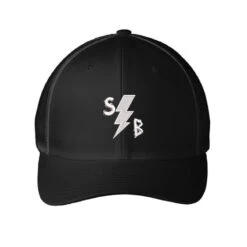 S And B Embroidered Hat Embroidered Mesh Cap