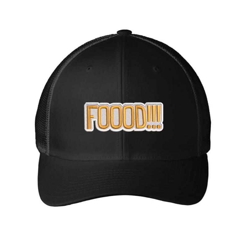 Foood Embroidered Hat Embroidered Mesh Cap 1 Foood Embroidered Hat Embroidered Mesh Cap