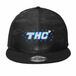 Thc Embroidered Hat Camo Snapback