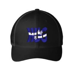 Hug Embroidered Hat Embroidered Mesh Cap